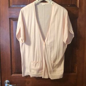 JCREW short sleeve cardigan